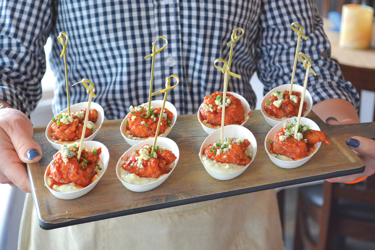 Enjoy Buffalo Shrimp - part of our on- and offsite catering options. Call for details.