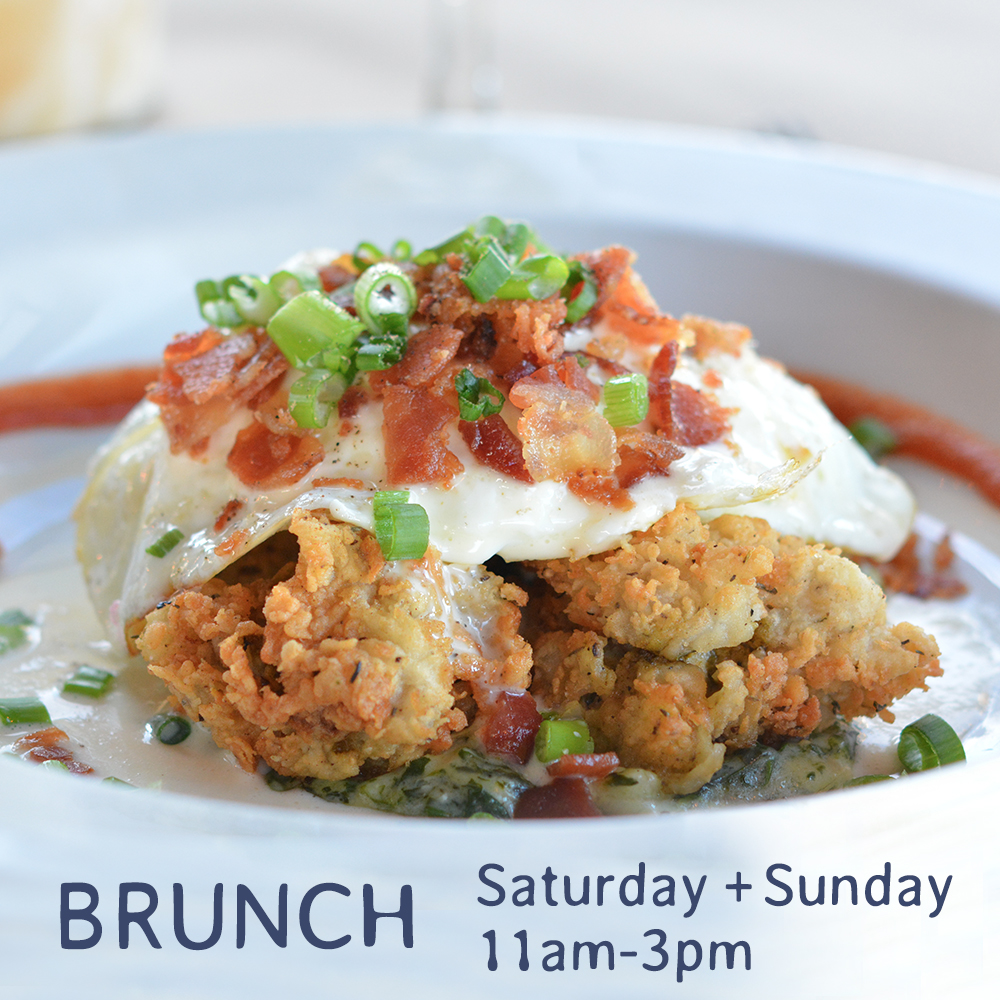 Brunch: Saturday + Sunday at 11am-3pm