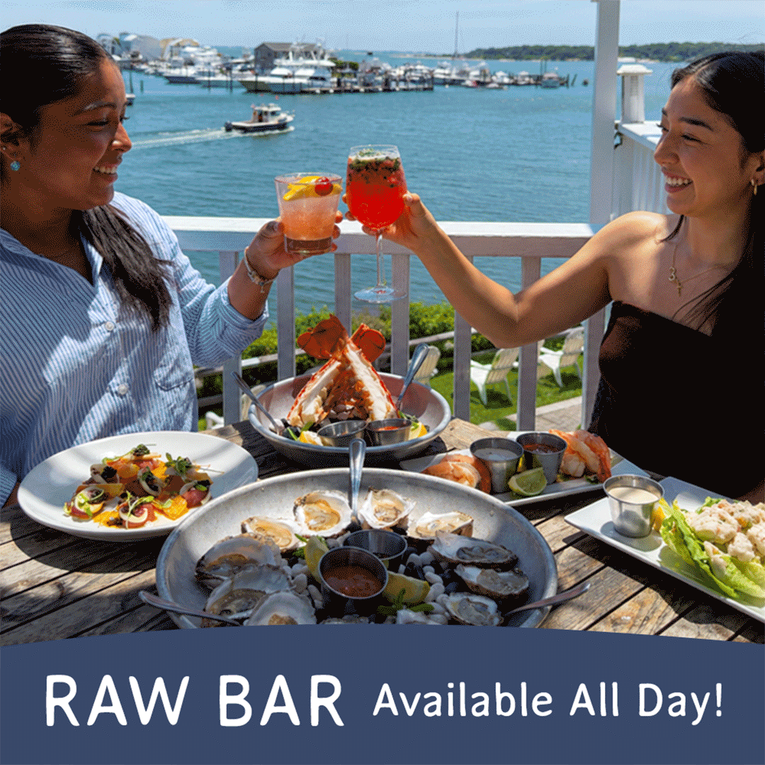 Raw Bar: Available All Day Brunch: Saturday + Sunday at 11am-3pm